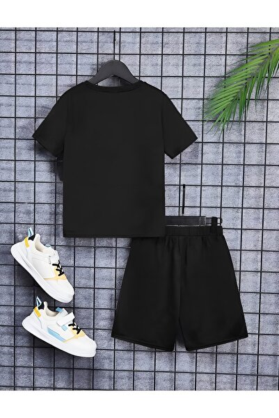 SİNSER TEKS Boy/Girl '' batman '' Printed T-Shirt-Shorts Set