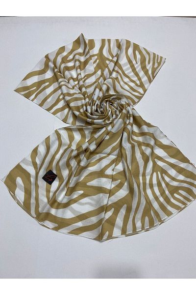Loryan Γυναικείο σάλι με σχέδιο Diamond Zebra