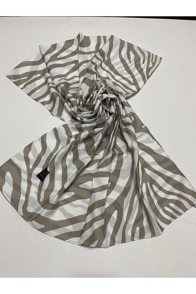Loryan Γυναικείο σάλι με σχέδιο Diamond Zebra