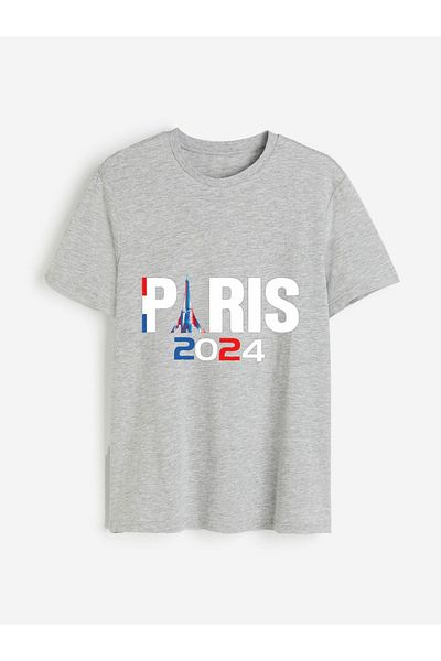PENTHİLUS 2024 Paris Printed - Large Size T-Shirt