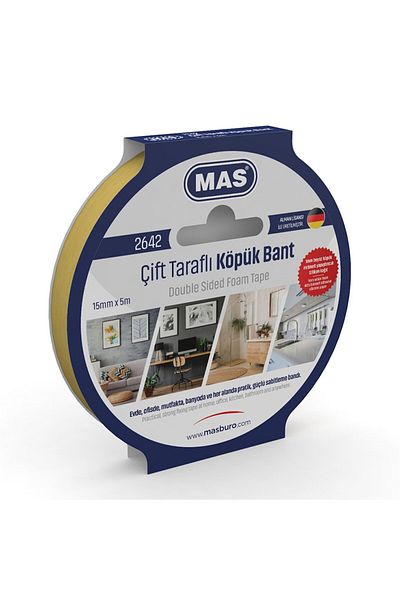 Mas 15mmx5m Double Sided Foam Tape
