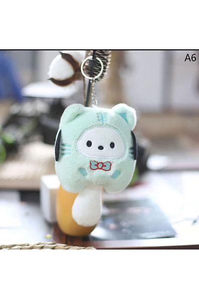 NB market Hello kitty 12 cm Plush Toy - keychain Bag, Ornament Pattern, Sanrio MyMelody Cartoon Cartoon