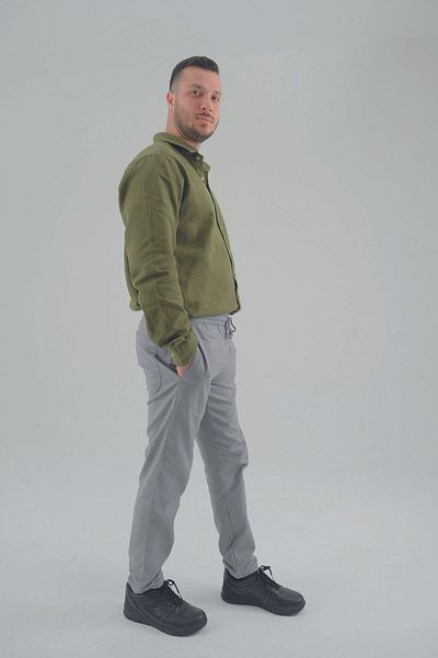 ASG TEKSTİL Men'sSlimFit AnthraciteJoggerPants