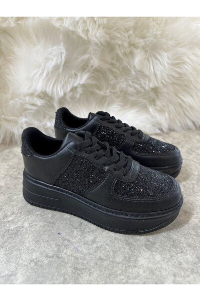 Allyup Γυναικεία αθλητικά παπούτσια - με κορδόνια, ελαφριά χοντρή ψηλή σόλα, αθλητικά παπούτσια περπατήματος που αναπνέουν 451