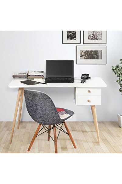 REYSA MOBİLYA Balbina Çalışma Masası Beyaz