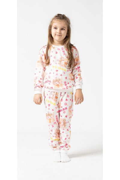 BUUFUU Roblox Printed Girl's Set - Lower-Upper Set