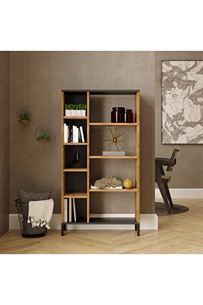 L'occi Concept Joseph Kitaplık Metal Ayaklı Çam Jz3-aa