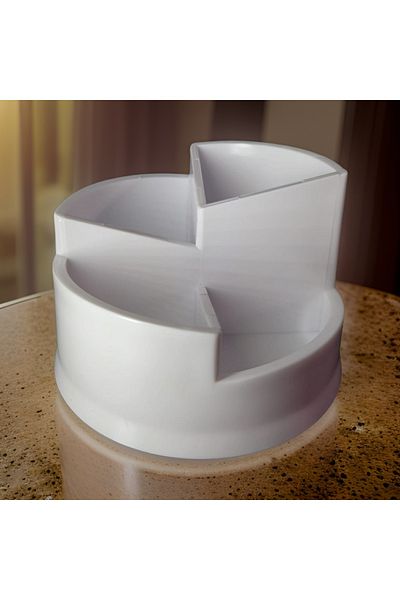 as alpa store White Klm 210 Desktop Organizer - Pen Holder Organizer