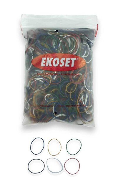 ekoset 500 Adet Karışık 6 Renk Para Lastiği