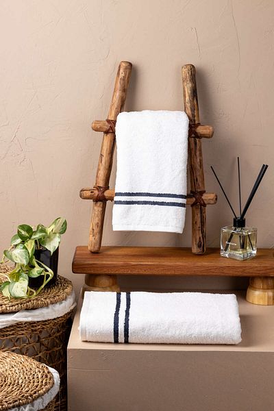 FH finehome Σετ μπάνιου Pavia Cotton - Πετσέτα και Sabot