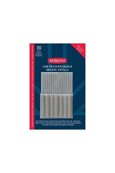 Derwent Usb Şarjlı Elektrikli Silgi Yedeği 30'lu