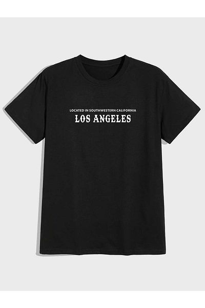 Mythologie Μπλουζάκι Hand Touch - Μαύρο, εμπριμέ, Oversize, Crew Neck, Κοντό μανίκι