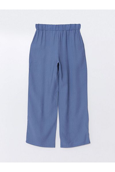 LC Waikiki Pantaloni de damă cu talie elastică drepte cu picioare largi