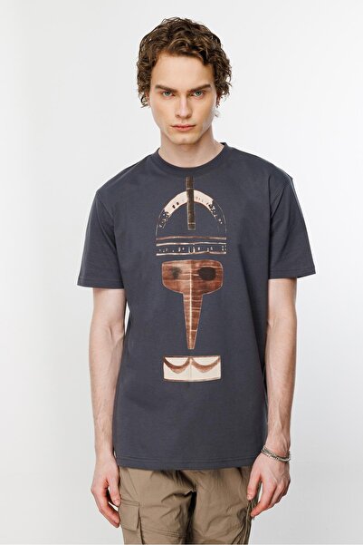 Nors Μπλουζάκι με μοτίβο Nordic Mask - Dark Smoked