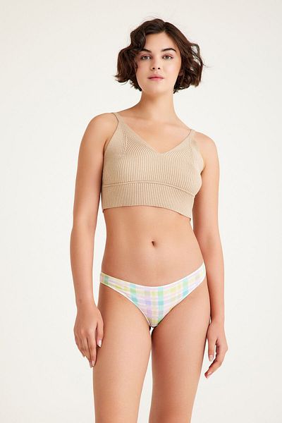 Dennis Denise Set slip pentru femei din bumbac-lycra, 12 piese