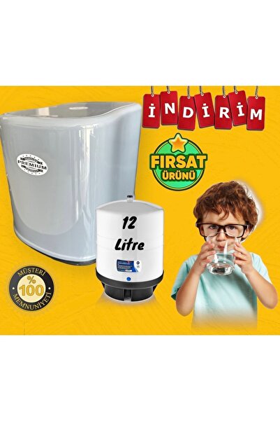 Premium Tezgah altı Motorsuz 12 Litre Su Arıtma Cihazı