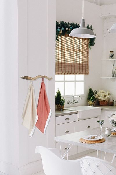 cotton maison Муселинова кърпа 2 броя, кухненска кърпа, кърпа за ръце, кърпа за сушене 45x60