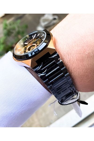 Reward 5 ATM Waterproof Custom Full Steel Automatic Men's Wrist Watch