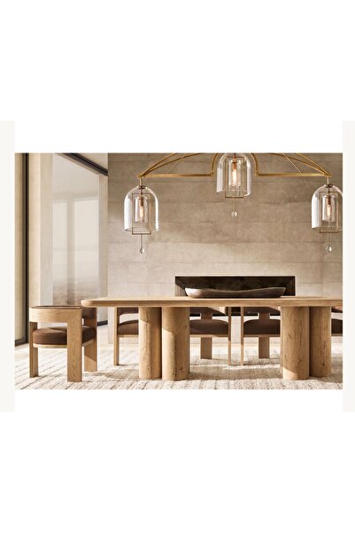 Latanwood Shine Ahşap Yemek Masası