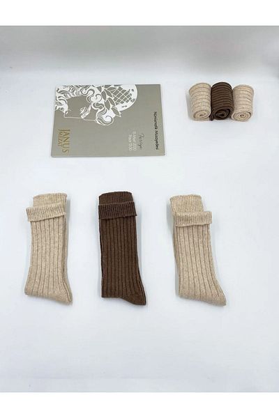 Tuceeavm 3 τεμάχια Ειδικές μάλλινες κάλτσες Alpaca Unisex Μάλλινες κάλτσες για μπότες