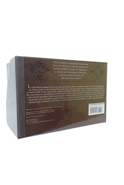 Bantam Books A Game Of Thrones Leather Box Set George R. R. Martin