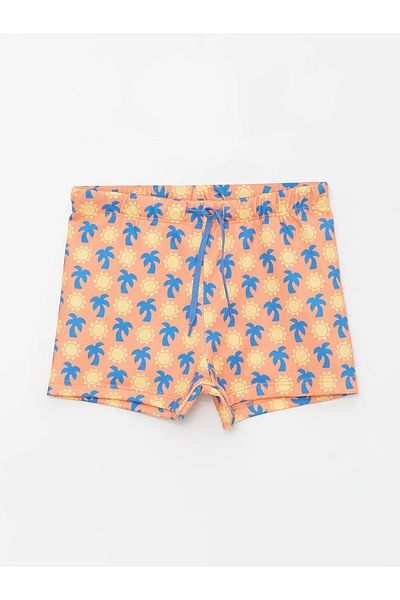 LC Waikiki LCW ECO Bedruckter, schnelltrocknender Boxer-Badeanzug für Jungen