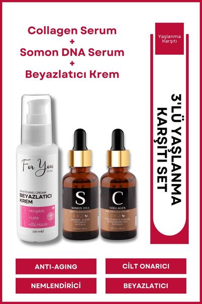 For You Gold Somon Dna - Collagen Serum - Beyazlatıcı Krem 100 Ml(antiaging K...
