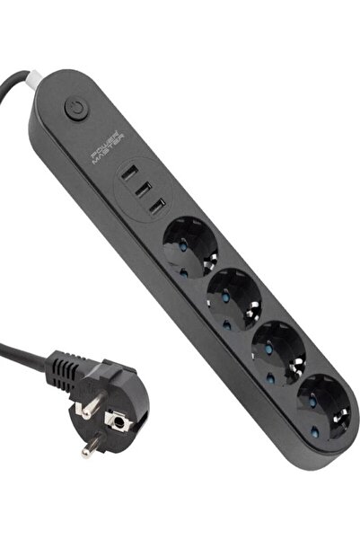 Genel Markalar Termal Akım Korumalı Uzatma Kablosu Usb'li