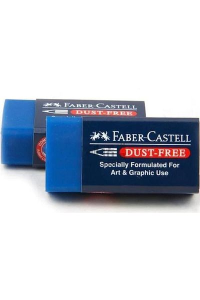 Faber Castell Blue Big Eraser Set of 2