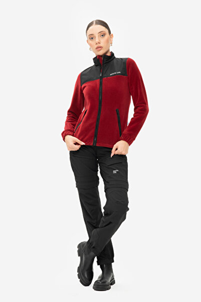 SOUTH COL Reactor Women's Outdoor Ripstop Fabric Covered Fleece Coat Waist Pa...