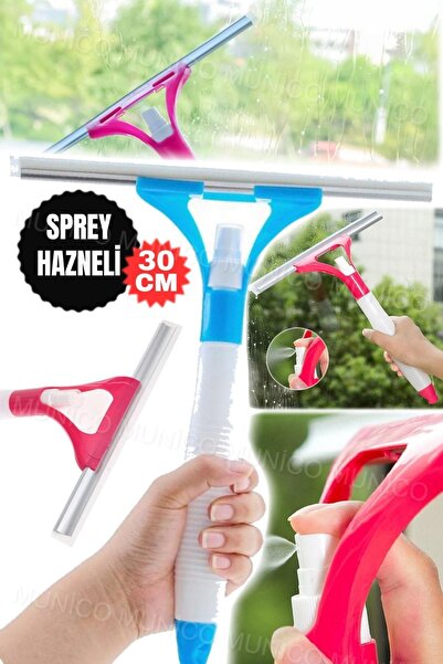 Munico Evde ve Araba Camında Kusursuz Temizlik ve Kolay Bakım Pratik Cam Silme Aparatı - TPR Yumuşak Kazıma