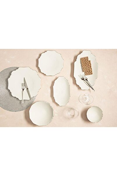 Porland Tide Platin 27 Parça 6 Kişilik Yemek Takımı 04alm007991