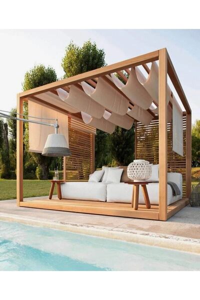Arzu Wood Ahşap Bahçe Yatağı