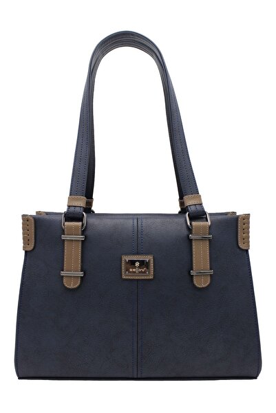 Sellini 3-секційна темно-синя жіноча сумка через плече 456