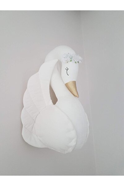 minibellababy Kuğu Büst Kanatlı Beyaz 50 cm