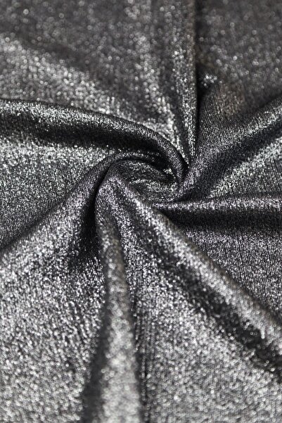 Kumaş Deposu Asetat Sıvama Gümüş Örme Kumaş