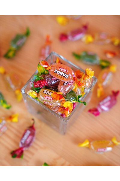 KONAK Fruit Flavored Jelly Bonus Confectionery - Mixed 1000 Gr