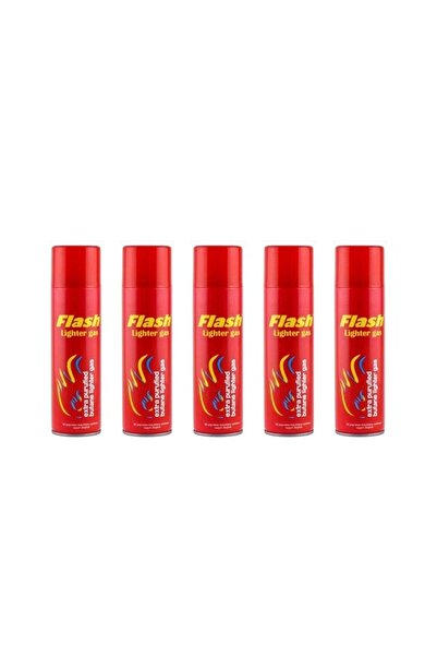 CAMPING TIME Flash Lighter Çakmak Gazı 270 ml 5 Adet Parlı 8699621150502