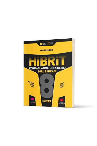 Hız Yayınları 8. Sınıf Fen Bilimleri HİBRİT Konu Anlatımlı Etkinlikli Soru Ba...