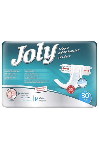 Joly Waistbanded Diapers Medium (MEDIUM SIZE) 30 Pieces