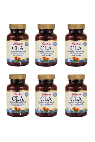 Balen 6 ADET CLA Aspir Yağı Yumuşak Kapsül