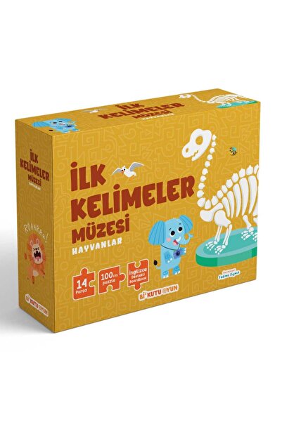 Bi Kutu Oyun İlk Kelimeler Müzesi – Hayvanlar (İngilizce Destekli Kitap ve Ya...