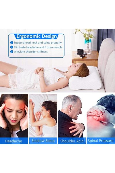 Visco Planet Visco Pillow Supported Orthopedic Pillow Visco Neck Pillow