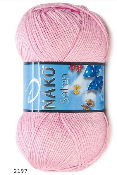 NAKO Satin Pink 5 Pieces Color: 2197
