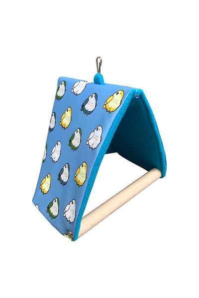 Kuşarkadaşım Monk & Monk Parrot Sleeping Swing Blue Wind-Breaking Tent Swing