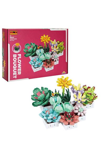 Sunman Succulent Flower Bouquet Sun Blx 8842
