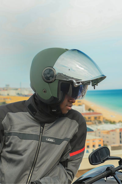 LS2 CLASSY MAT YEŞİL KASK