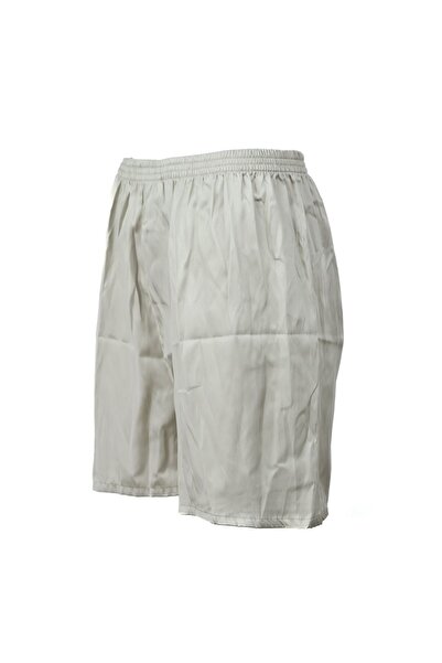 Ottoland Men's Satin Shorts - Solid Color, Elastic Waist, Pocketless Light Fabric