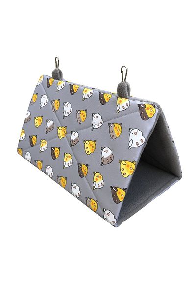 Kuşarkadaşım Cockatiel Nest Sleeping Hammock Tent Gray Sltnhmk07