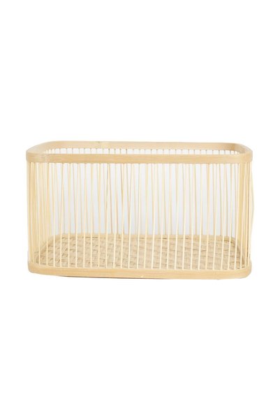 KANCAEV Sepet,bambu Derin Büyük,çok Amaçlı, Dolap Içleri, Raf Düzenleme, Gazetelik, 45*30*20cm